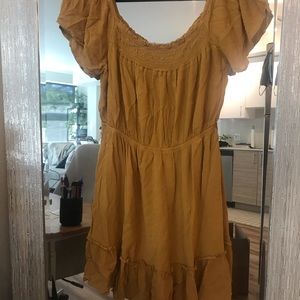 Gold/yellow summer dress